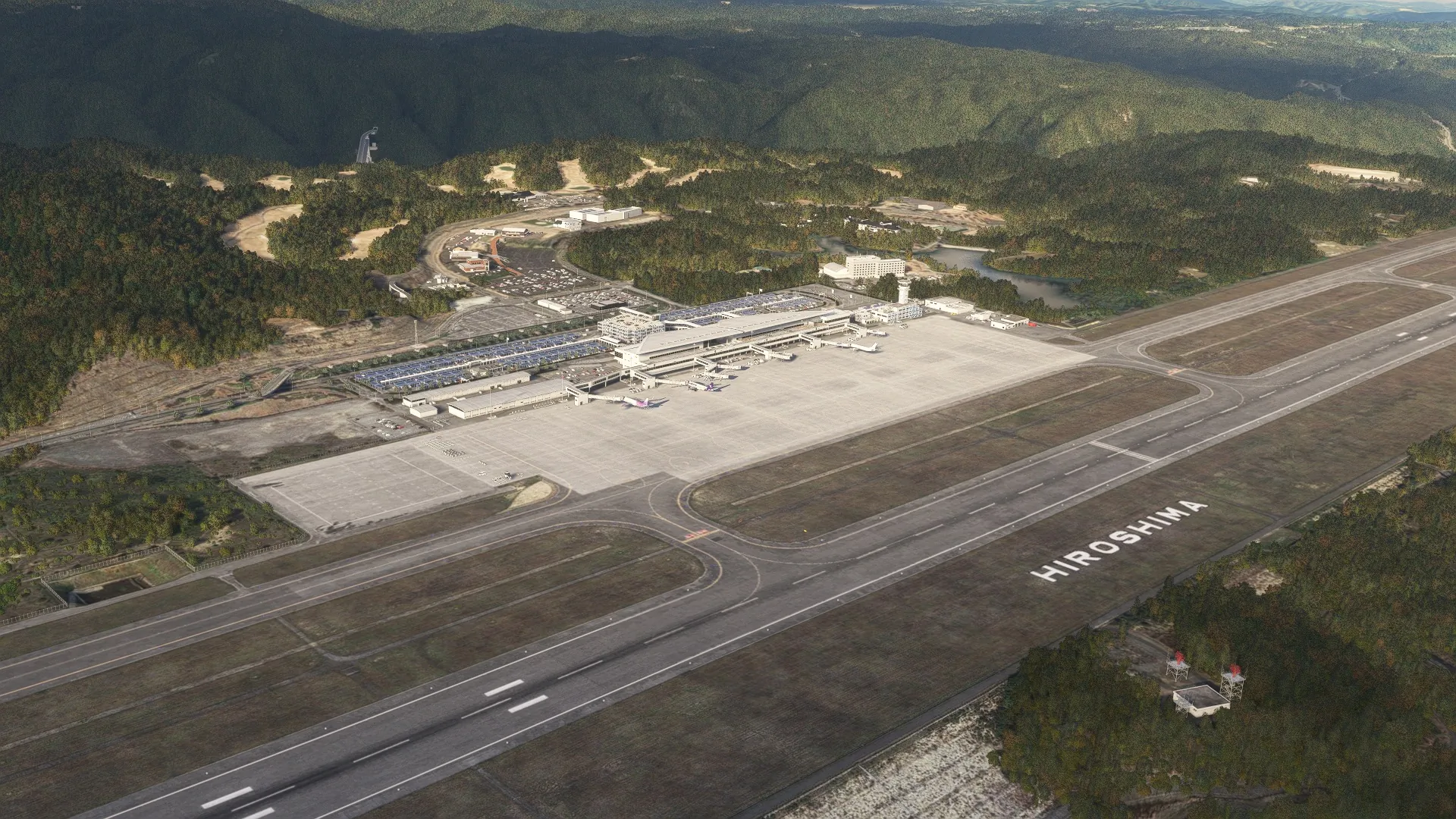 MSFS2024 広島空港 シーナリー