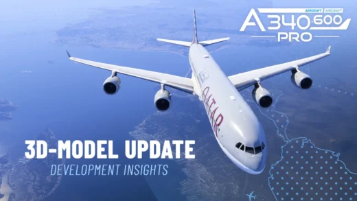 Aerosoft、A340-600 Proの主翼を全面リニューアルへ